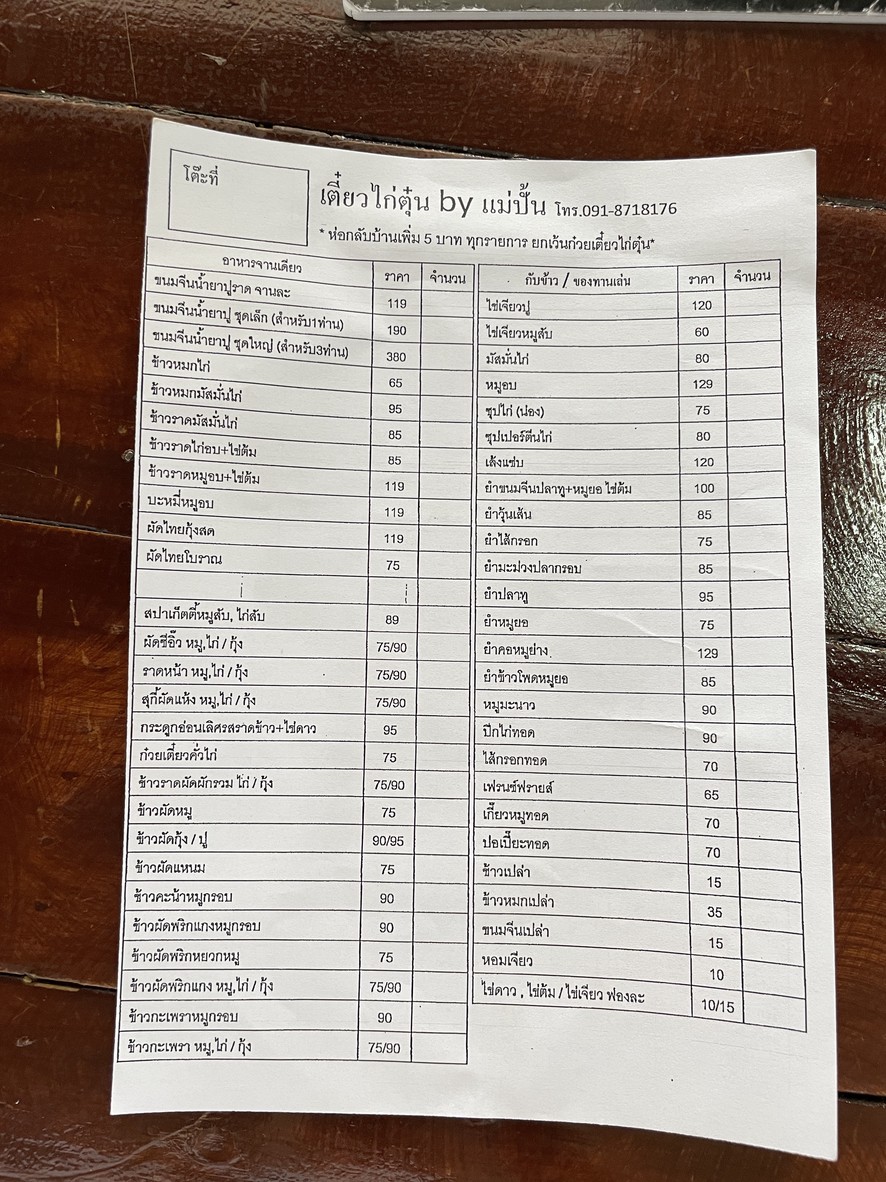 Jiāo jiā tún mǔ mǔ pǔn @ liè bùn menu 1