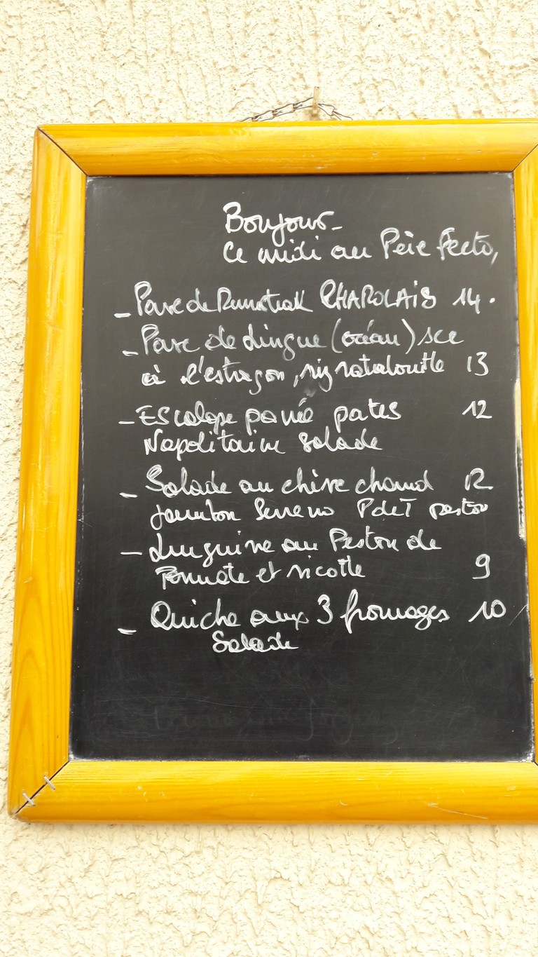 Le Père Fecto menu 2