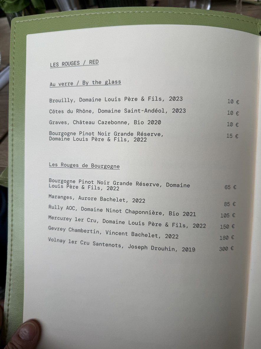 Le Chalet des Îles menu 6