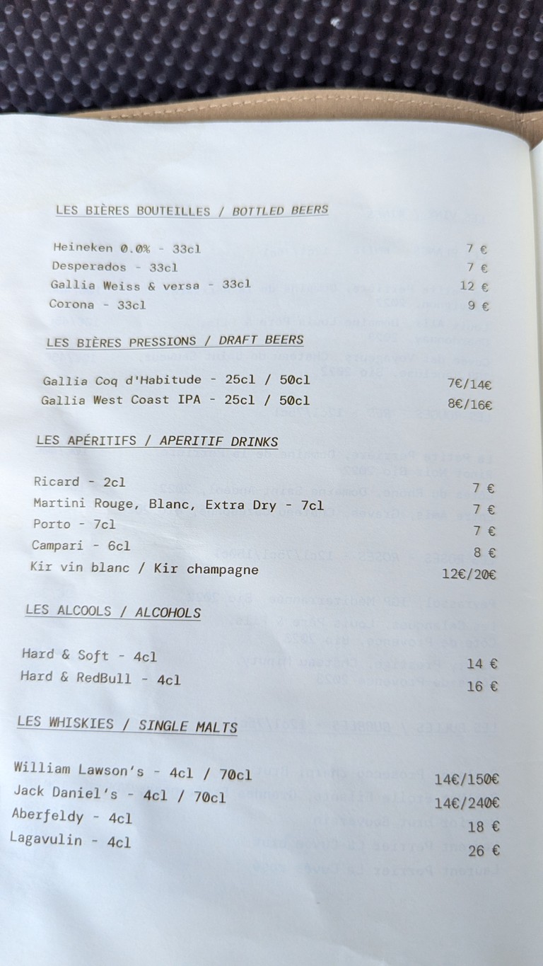 Le Chalet des Îles menu 7