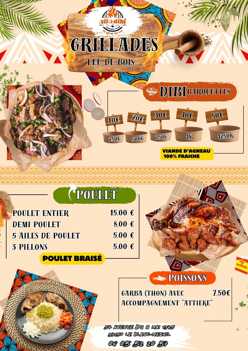 AlloDibi menu 1