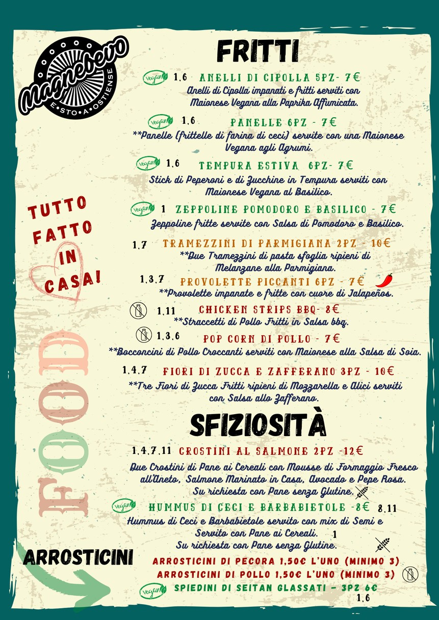 Magnebevo e sto a Ostiense menu 1