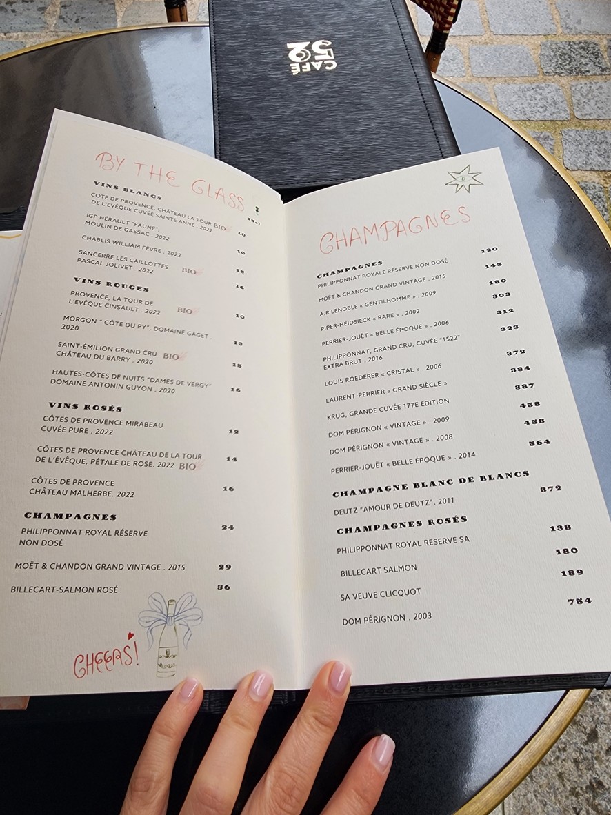 Café 52 menu 3
