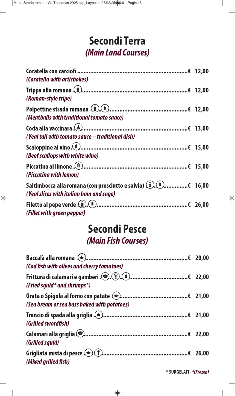 STRADAROMANA Pizza & Grill menu 3