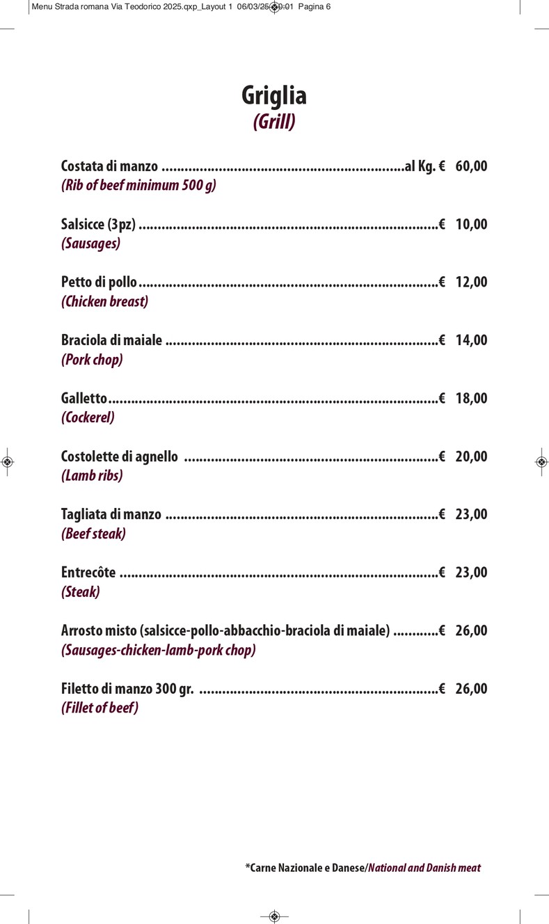 STRADAROMANA Pizza & Grill menu 4