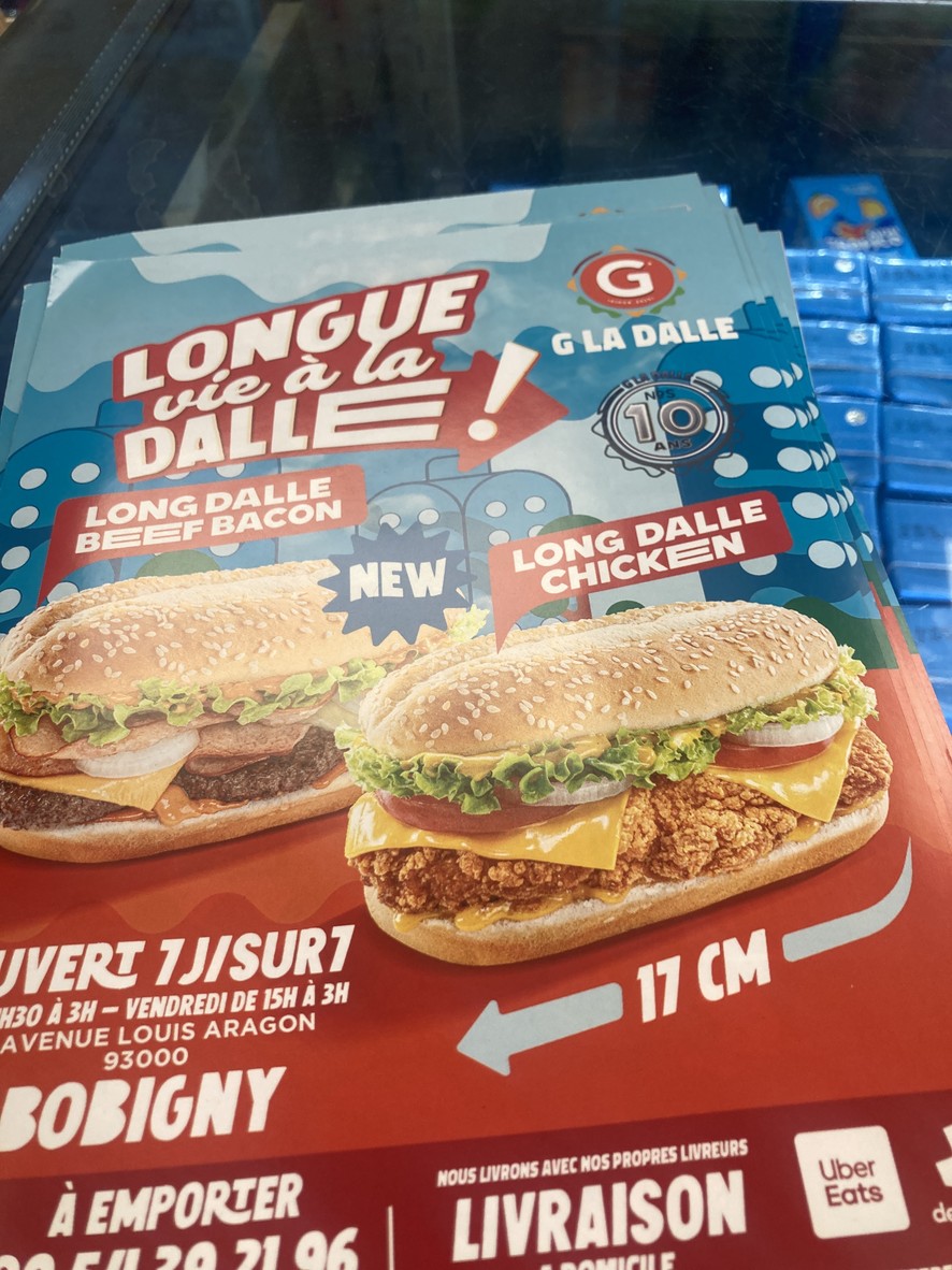 G La Dalle menu 1