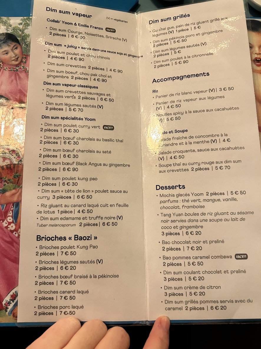 Yoom menu 2