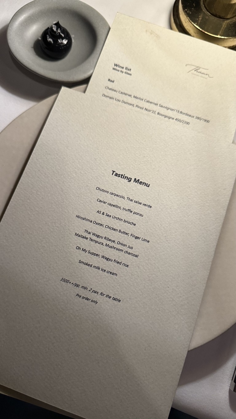 THAAN CHARCOAL COOKING menu 1