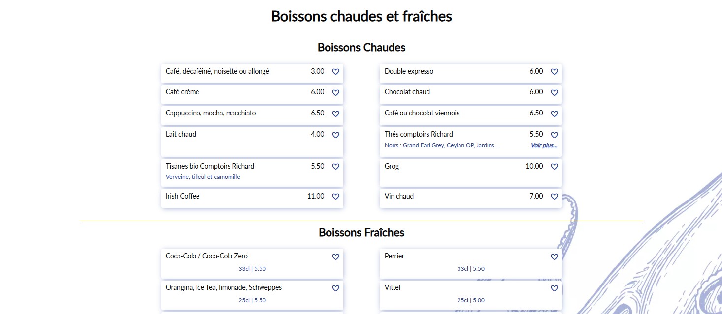 Le Victory menu 6