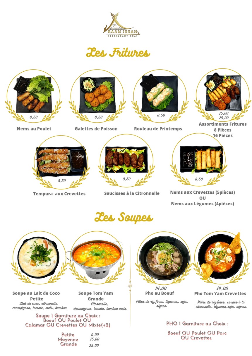 Baan Issan menu 1
