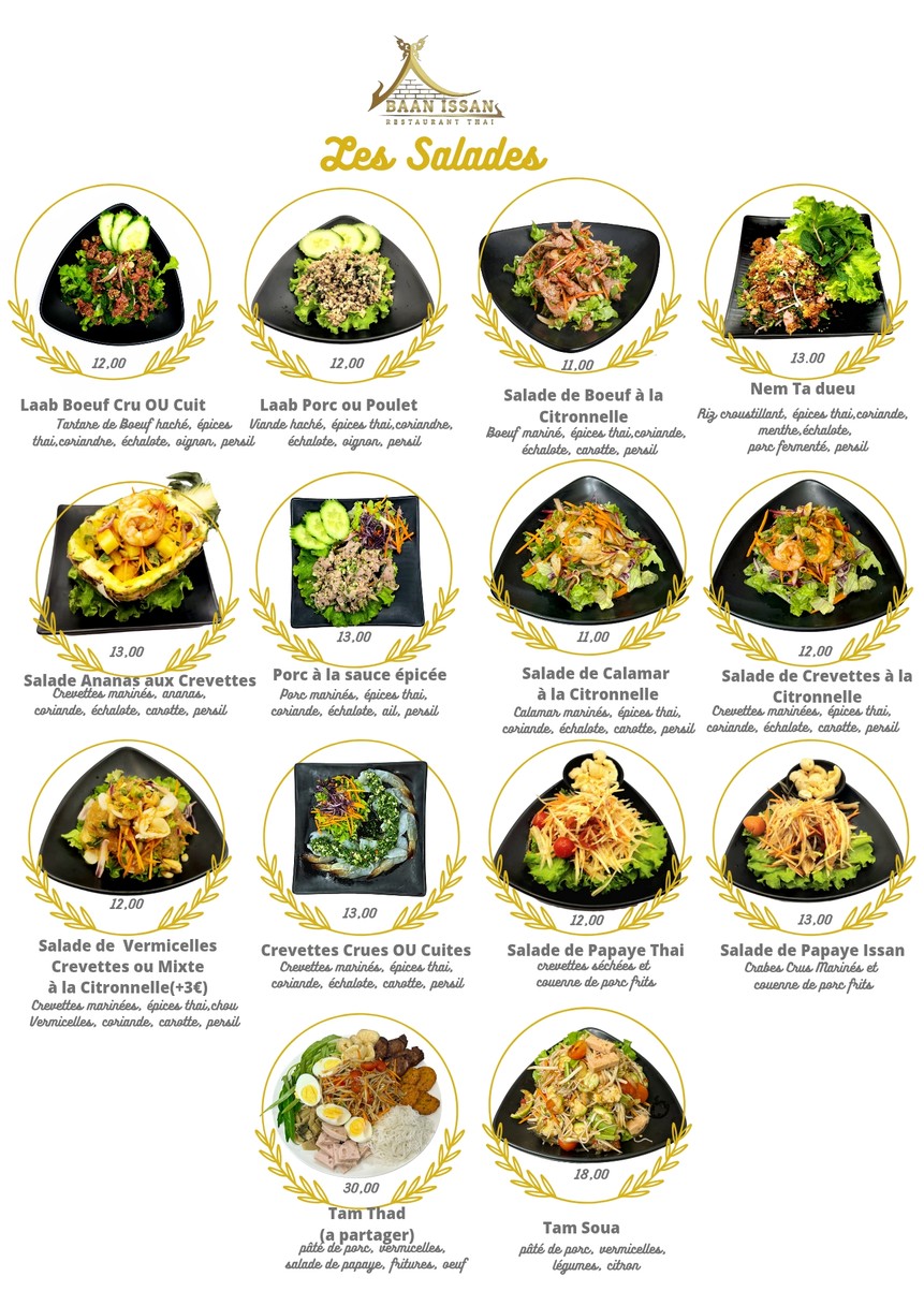 Baan Issan menu 2