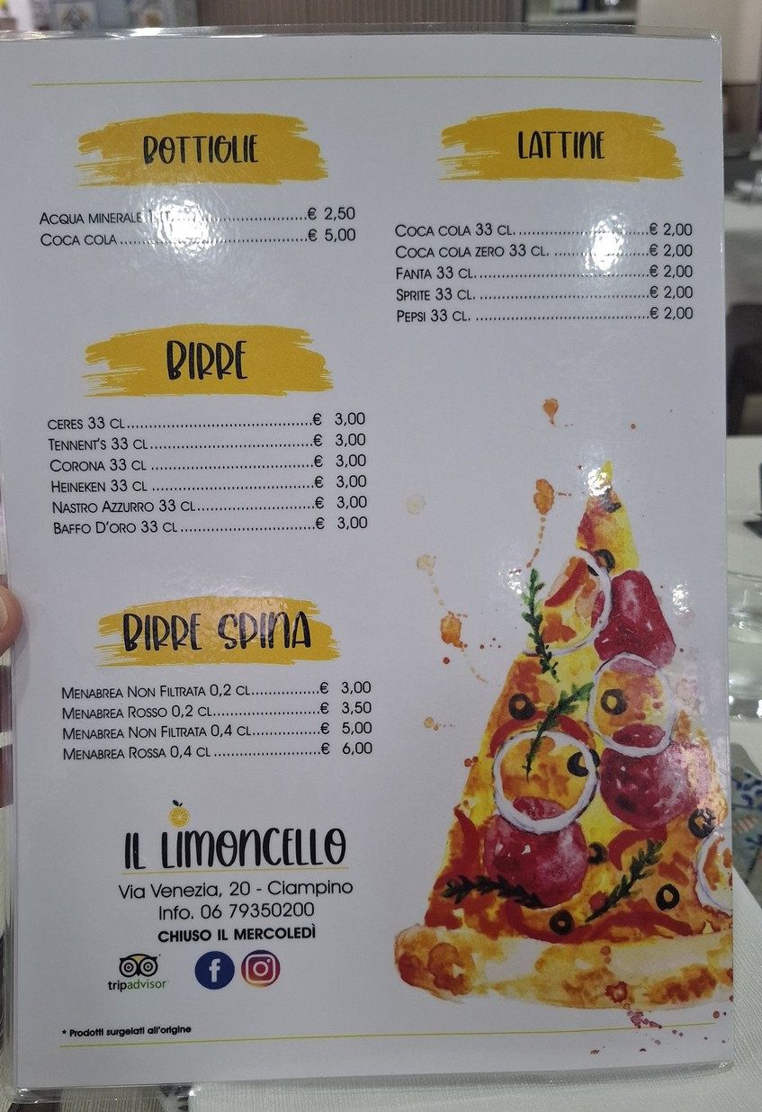 Ristorante Il Limoncello menu 6