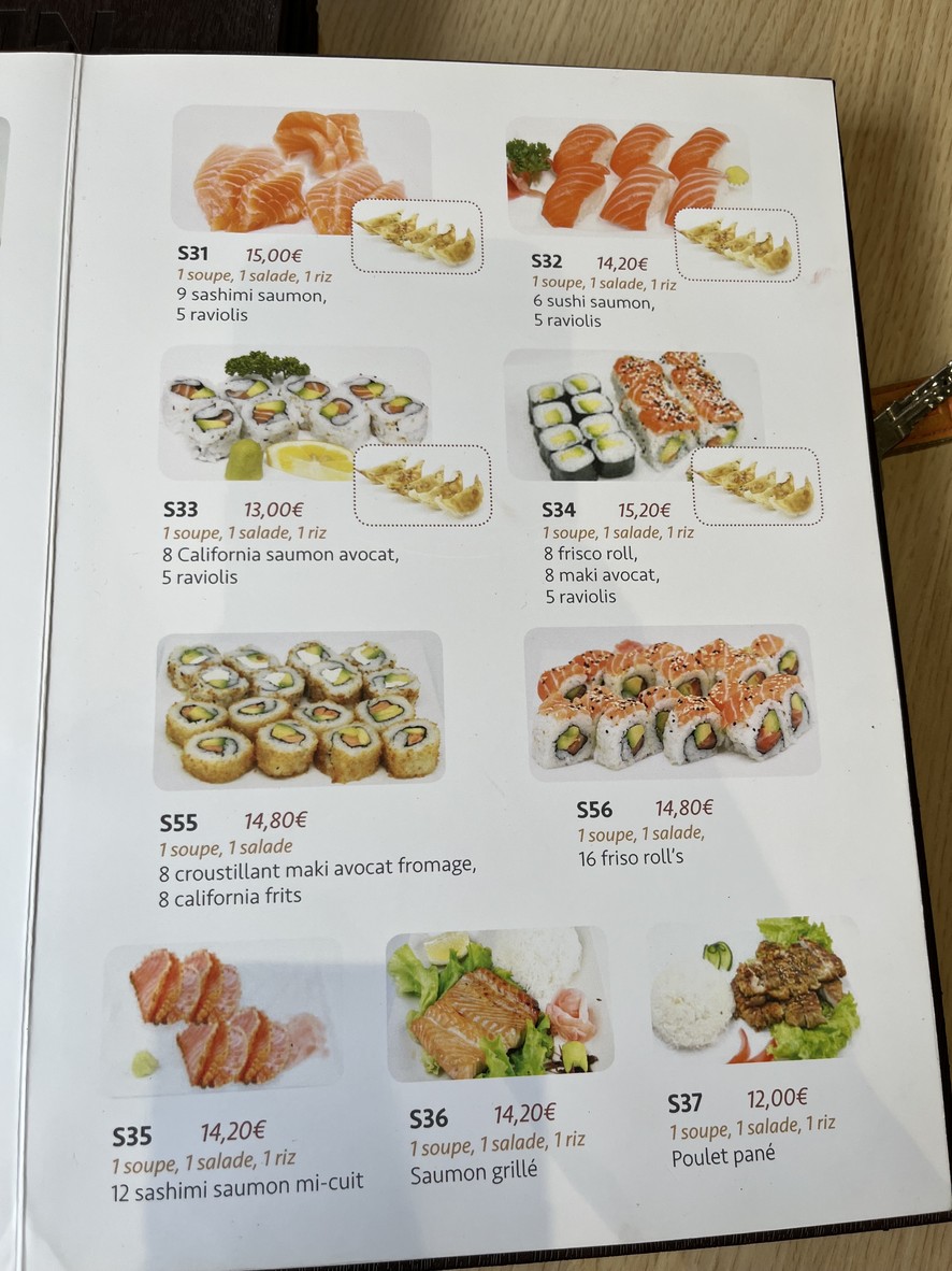 Thon Nagasaki menu 5