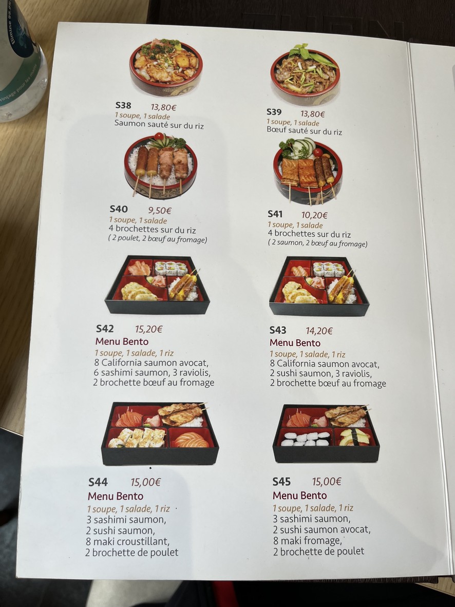 Thon Nagasaki menu 6