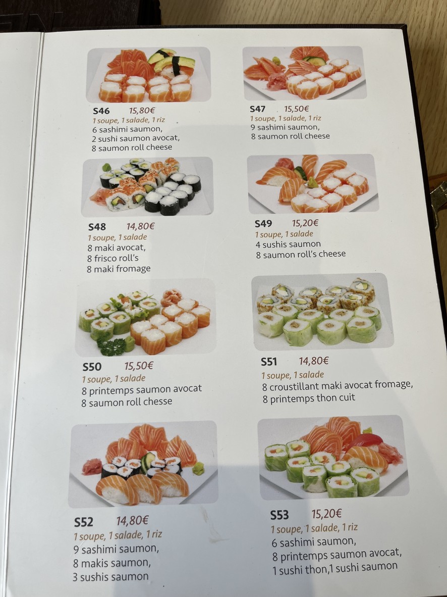 Thon Nagasaki menu 7