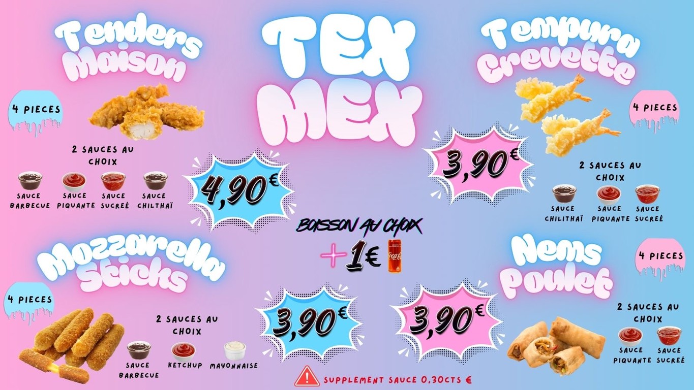 TASTY CRISPY menu 1
