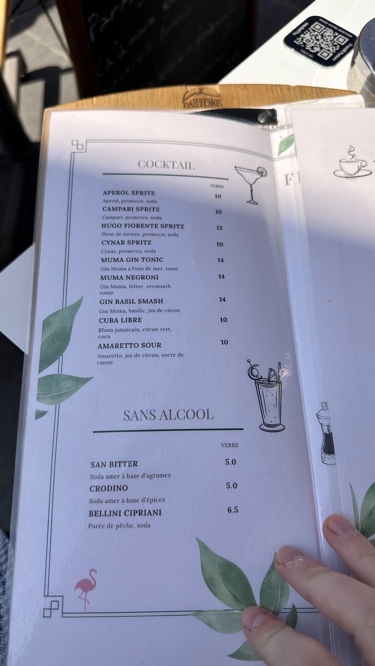 Fratelli Pastore Trattoria menu 3