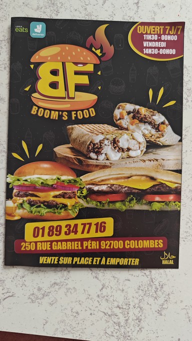 Boom's food