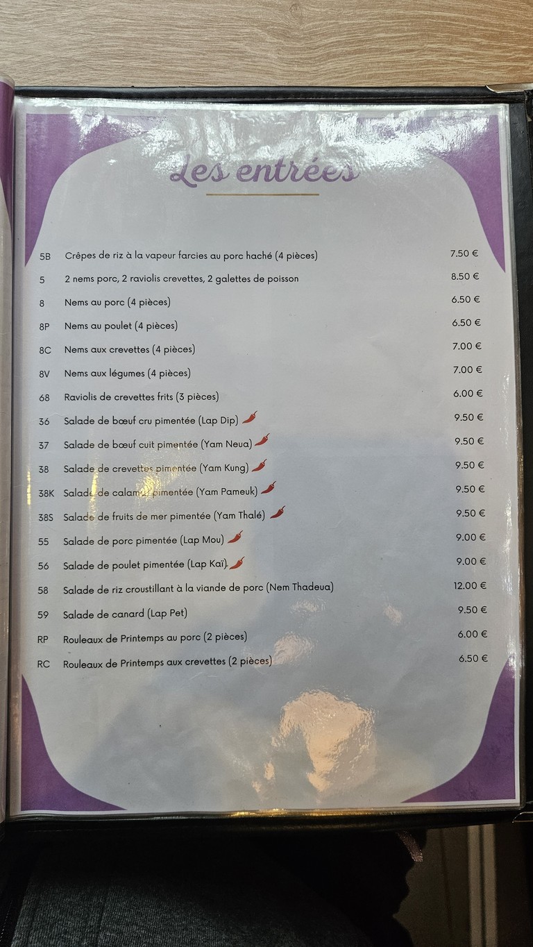 Lao Chaleune 亮亮 menu 2