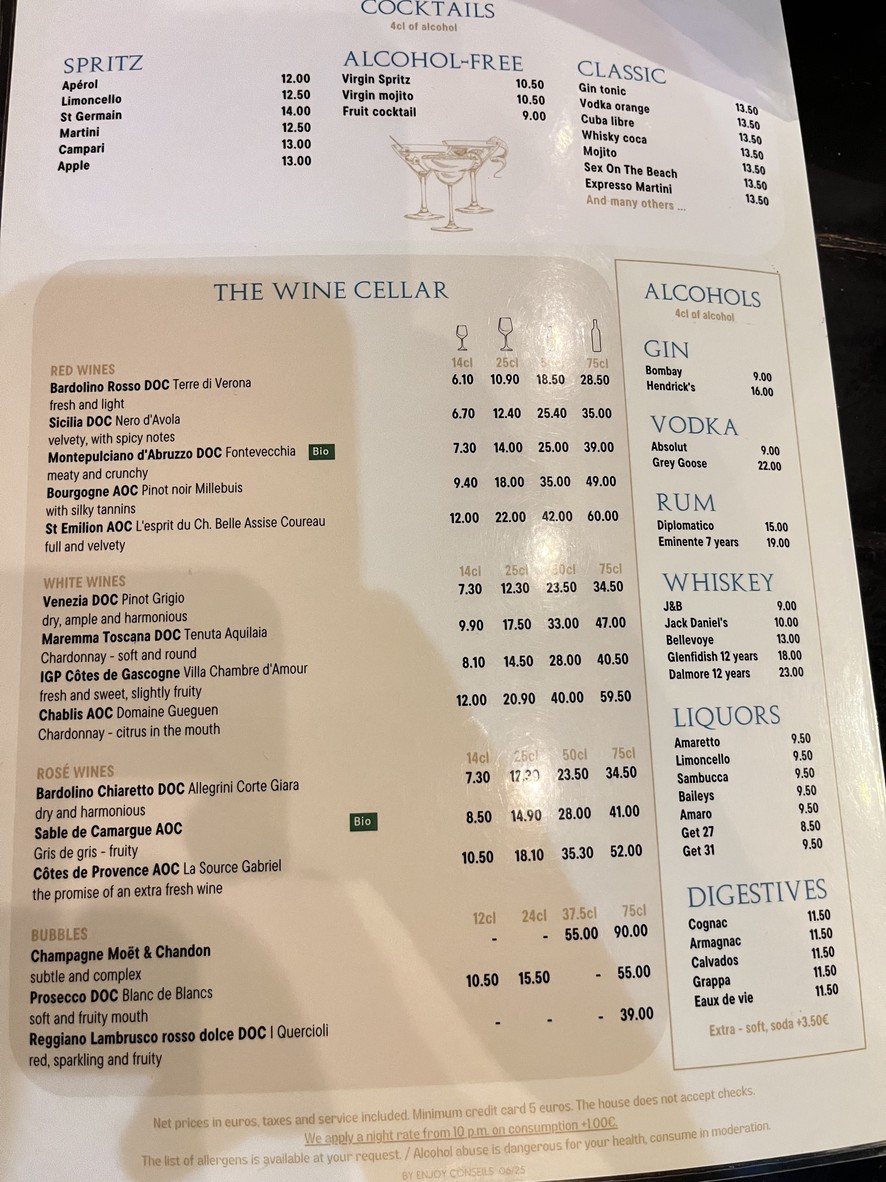 Trattoria Dell'Angelo menu 2