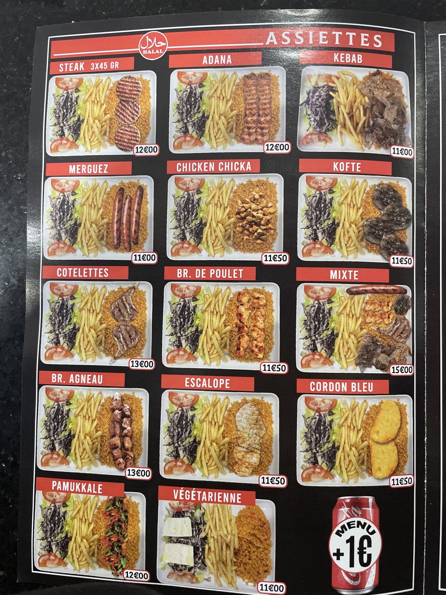 Restaurant Pamukkale menu 2