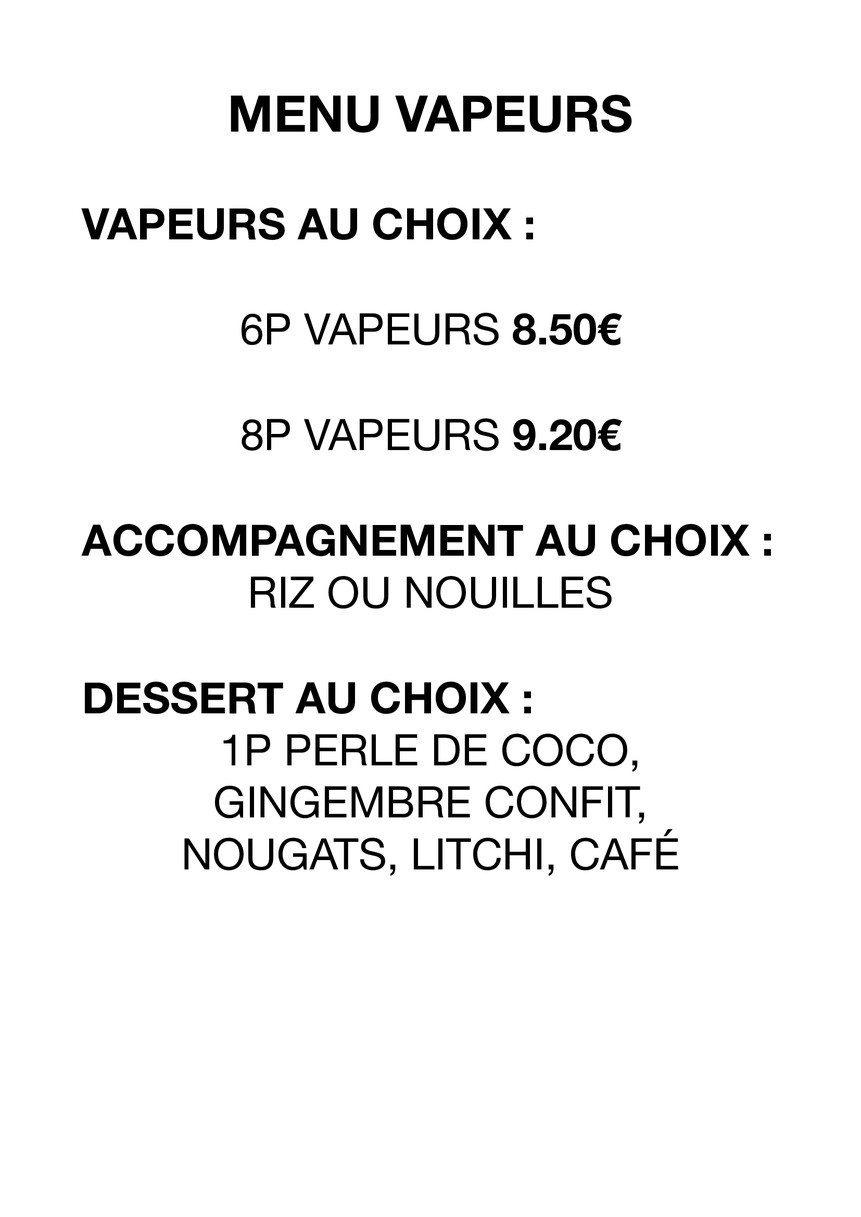 Traiteur J&Z menu 3