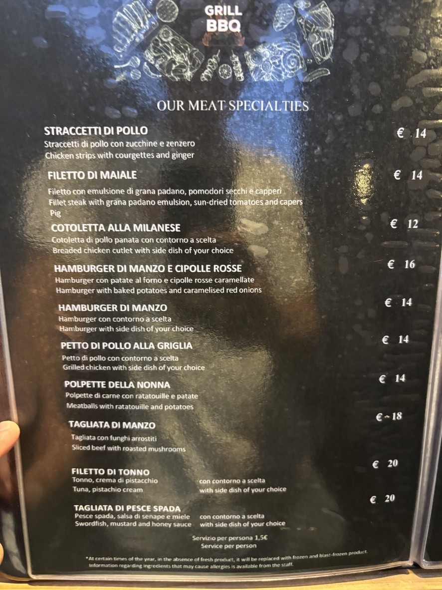 Luma Bistrò menu 3