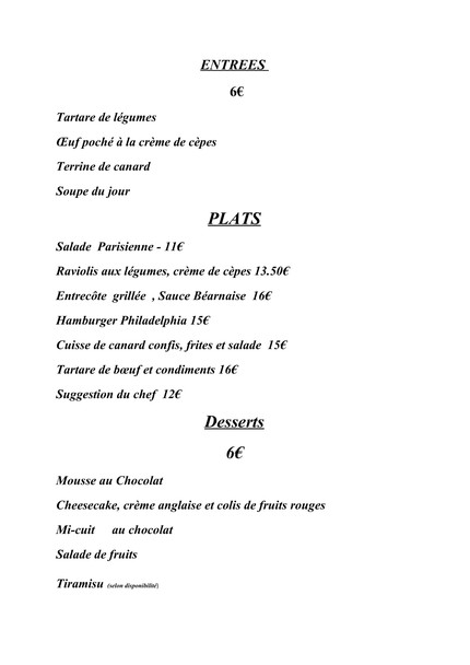 Restaurant Du Théâtre Gérard Philippe (Cuisine Club)