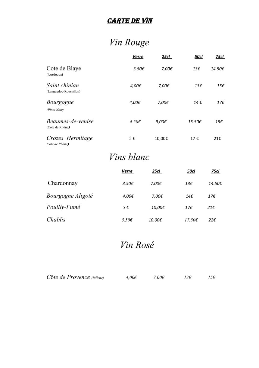 Restaurant Du Théâtre Gérard Philippe (Cuisine Club) menu 3