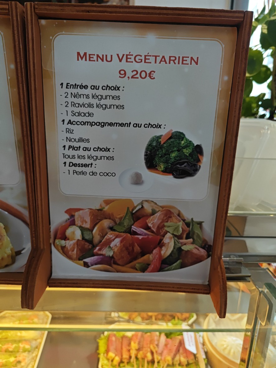 Traiteur du Théâtre menu 2