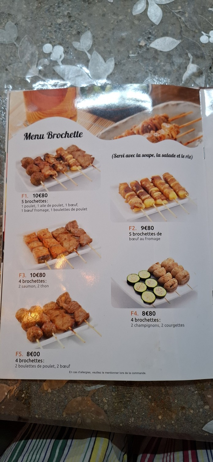 Earn Time Sushi menu 3