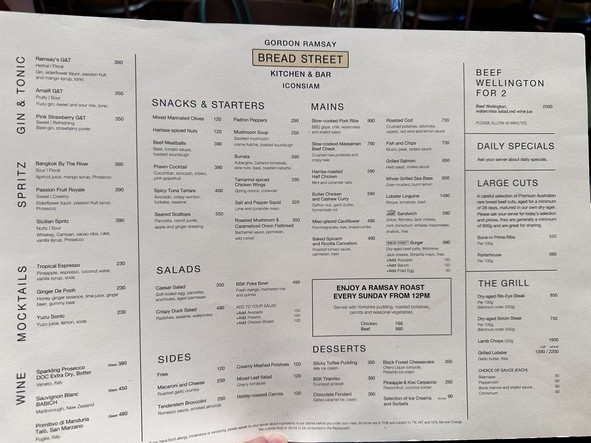 Bread Street Kitchen & Bar - ICONSIAM