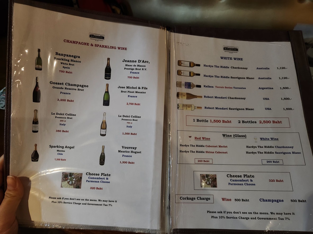 Bourbon Street Restaurant & Oyster Bar, Boutique Hotel menu 8