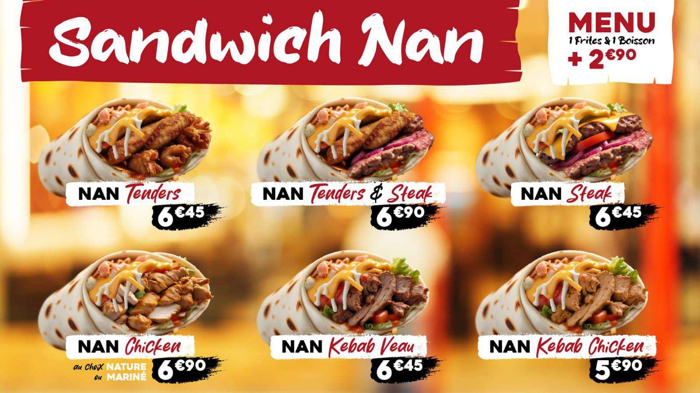 O’Nan Kebab menu 2