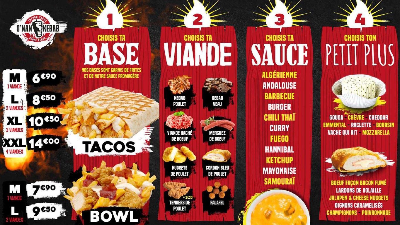 O’Nan Kebab menu 4