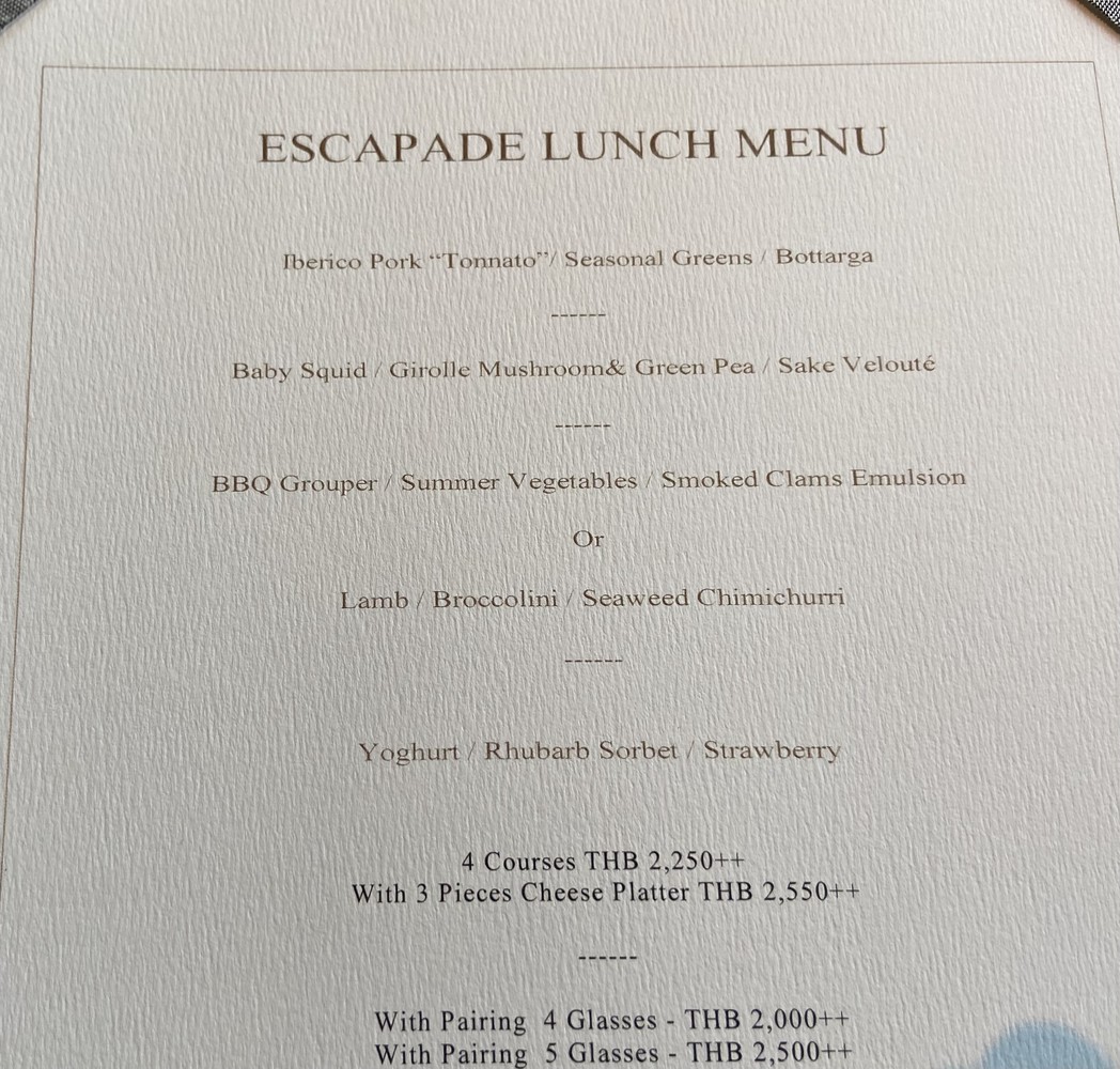 Côte by Mauro Colagreco menu 1