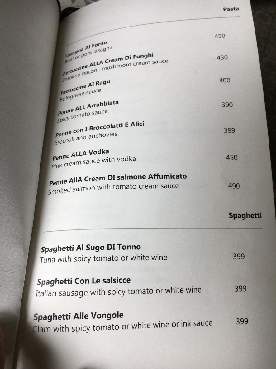 Delicatezza menu 3