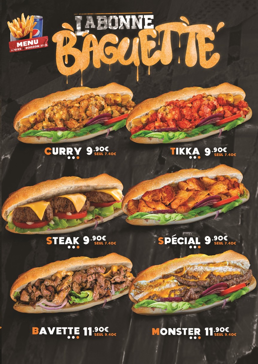 LA BONNE GRAYE - Saint Ouen menu 2