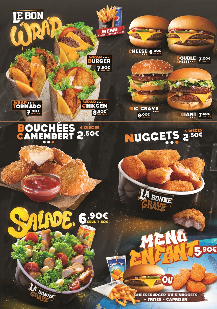 LA BONNE GRAYE - Saint Ouen menu 3