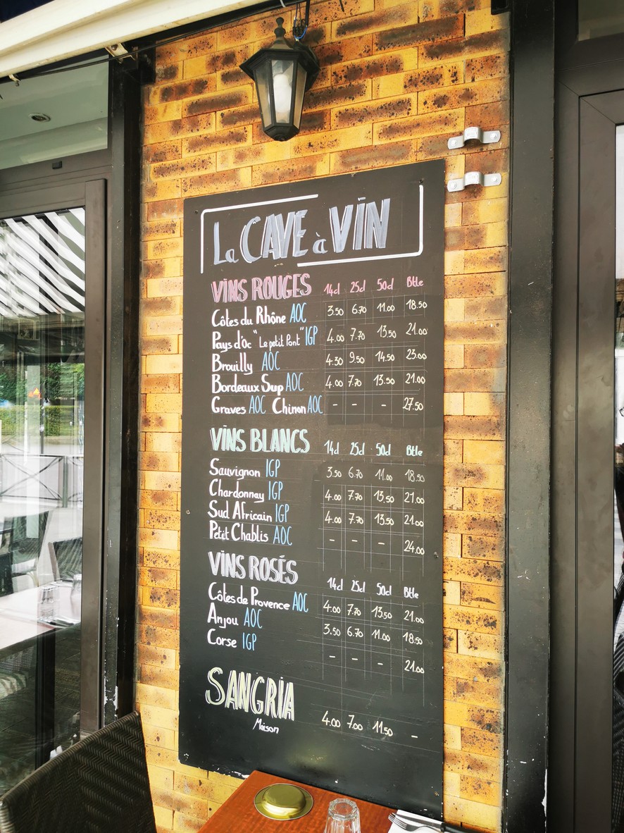 Le Carré menu 4