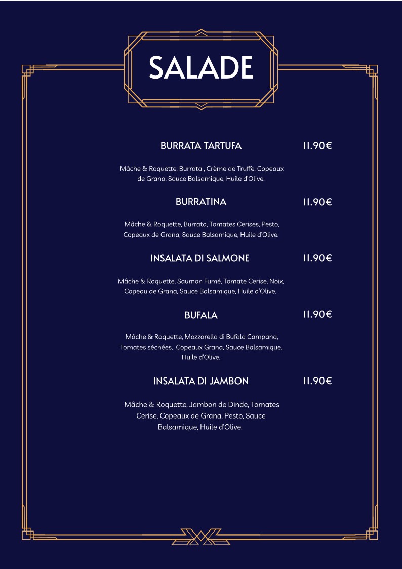 O' Flagrant Délice Pizza menu 6