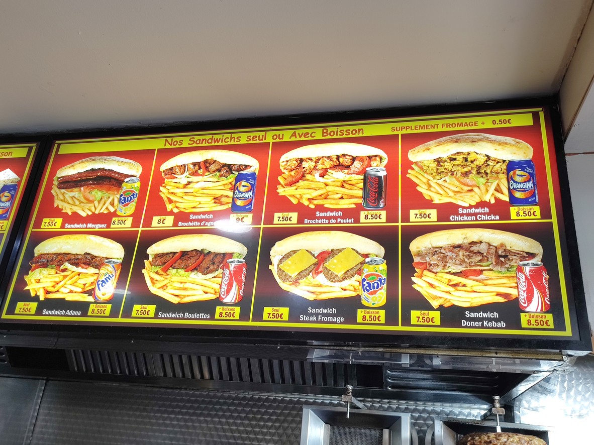 Restaurant galatasaray menu 1