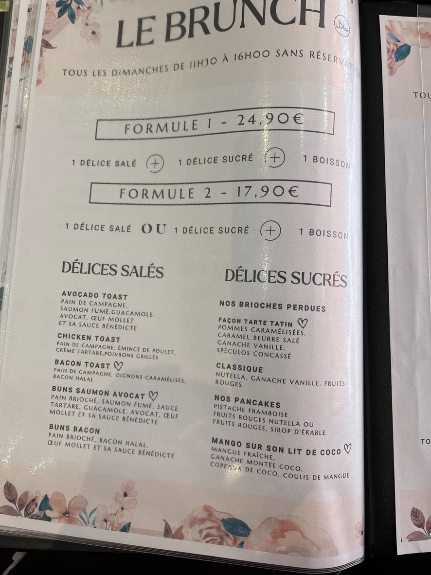 TEMA'S CAKE AULNAY-SOUS-BOIS menu 1