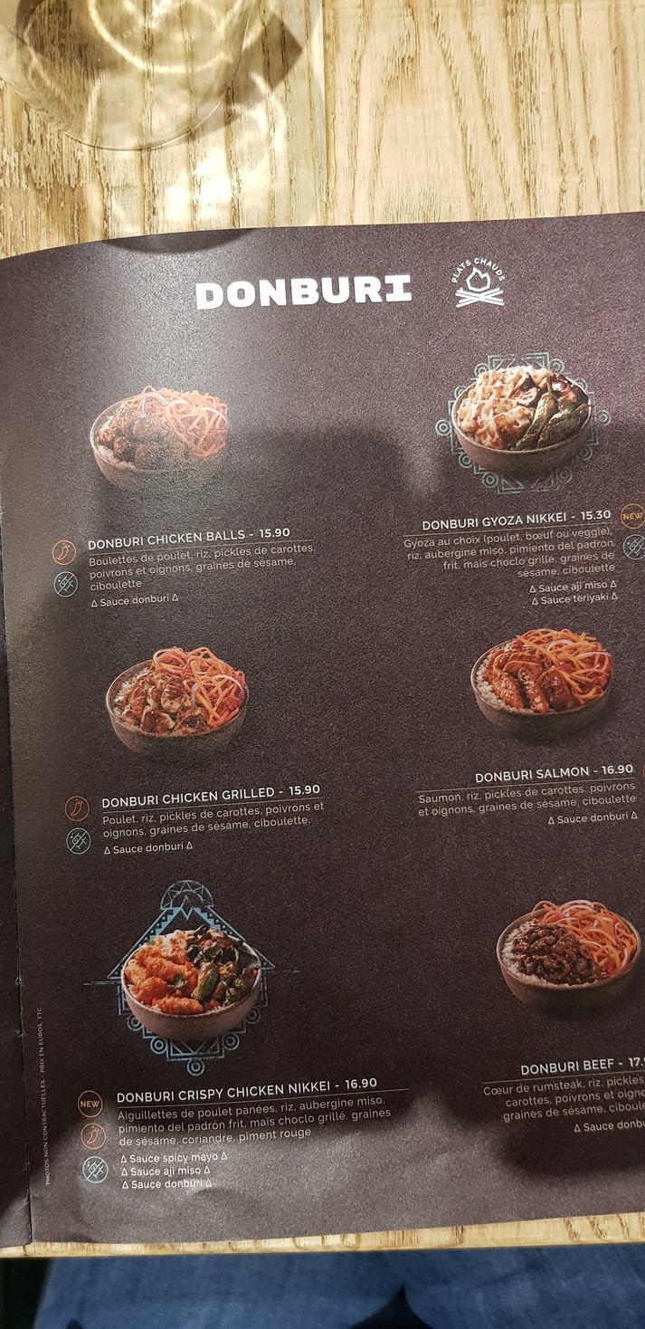 كوتي سوشي إنجين ليه بان menu 3