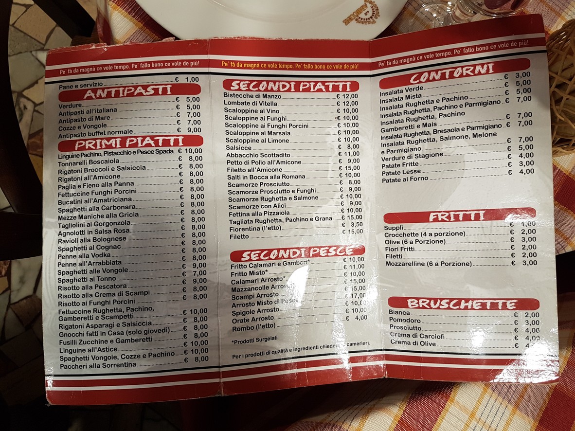 Ristorante Pizzeria Dall'Amicone menu 2