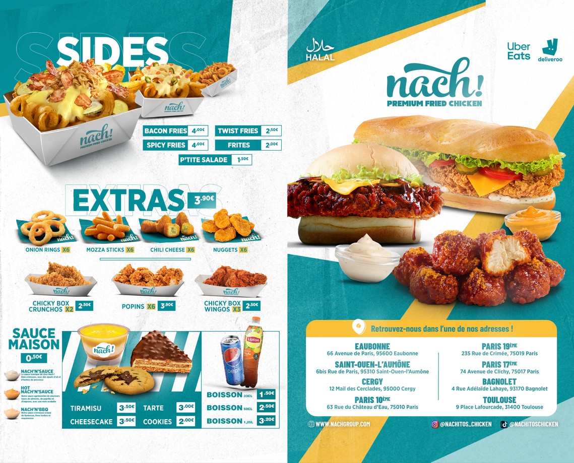 Nachitos menu 3
