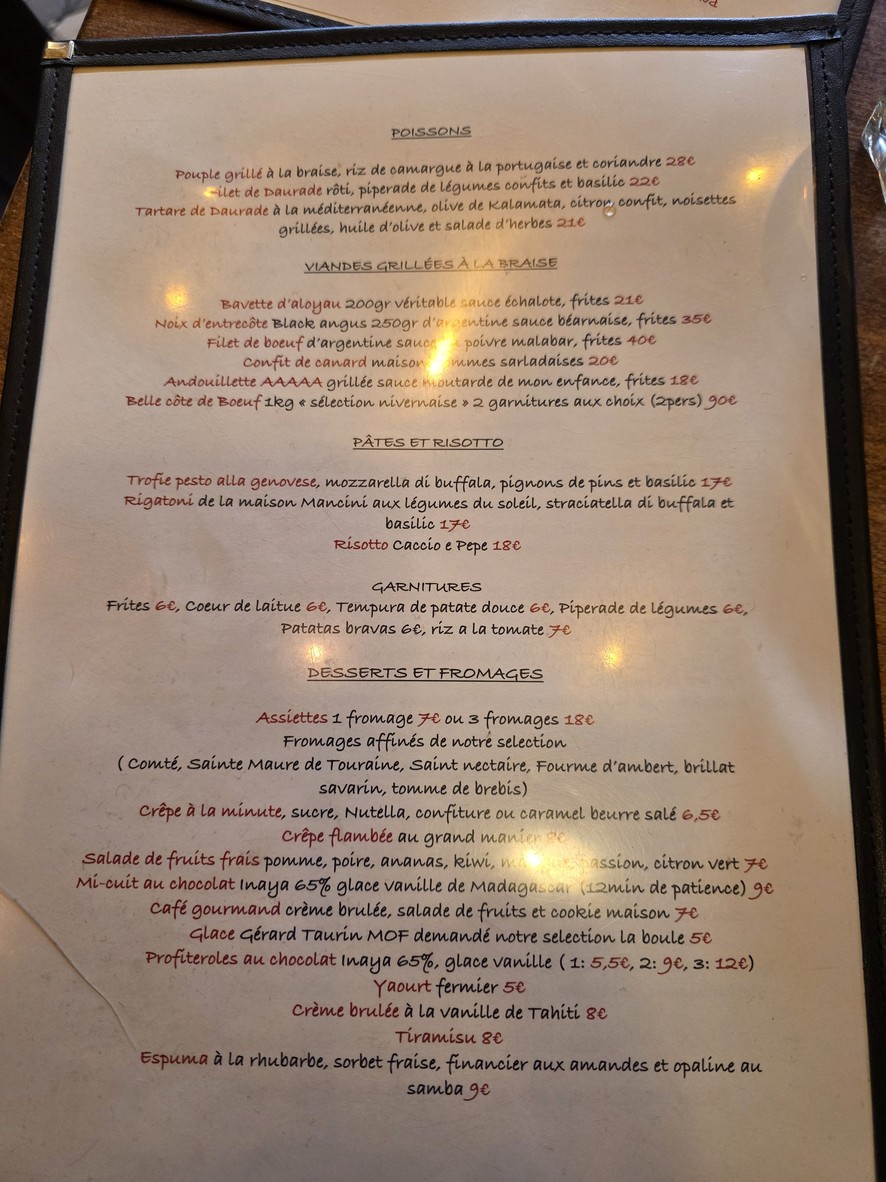 Café Charbon menu 2