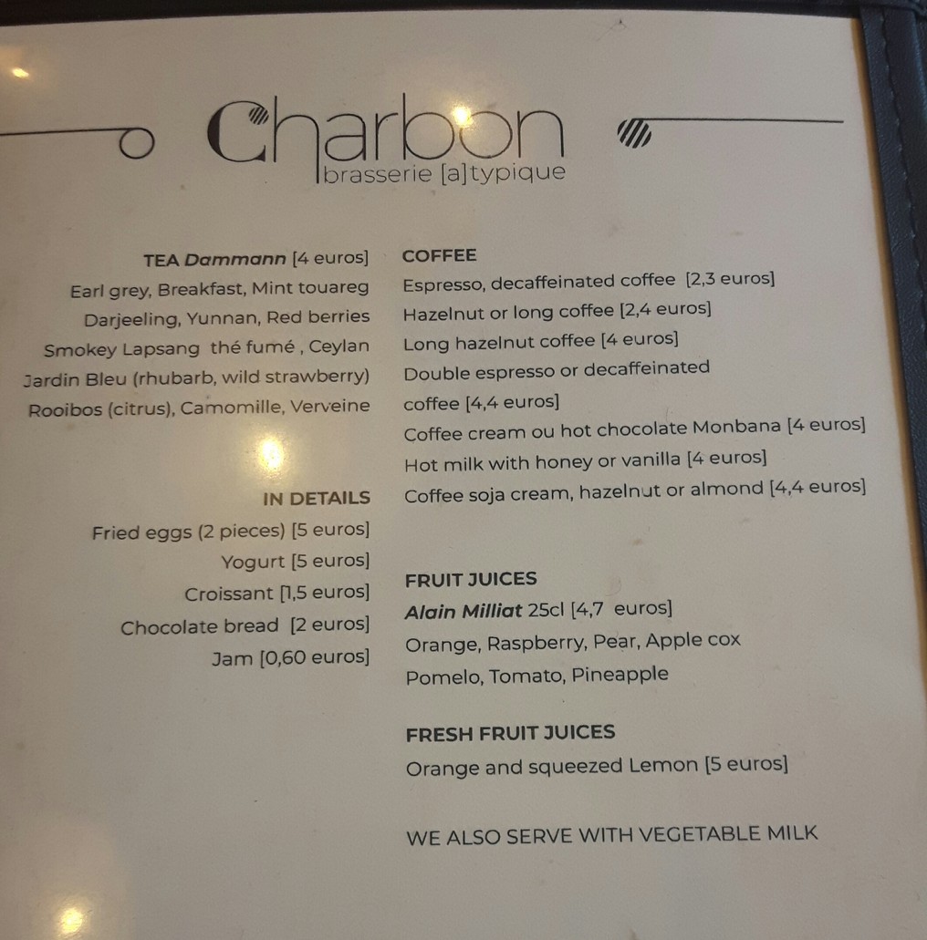 Café Charbon menu 6