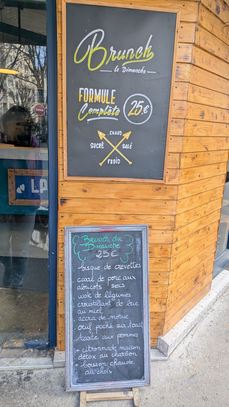 LPP Bistrot menu 2
