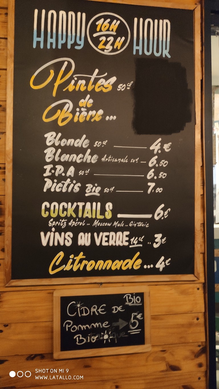 LPP Bistrot menu 4